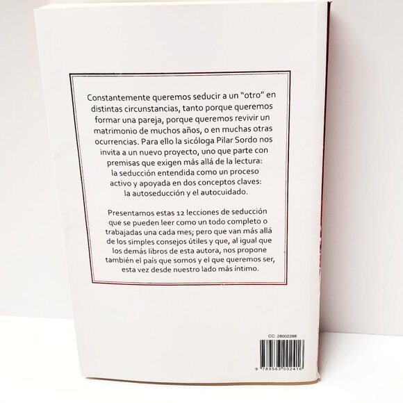 Book in Spanish "Lecciones de Seducción" - Picture 2 of 4